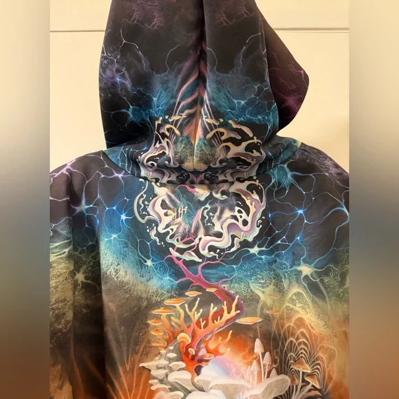 Threyda Neurogenesis Sherpa Hoodie by Blake Foster - size XXL - Picture 4 of 14